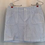 st. john's bay Blue And White Plaid Skort Photo 0