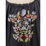 Free People  Oversized Fleur Du Jour Floral Embroidered Boho Tunic‎ Dress Sz S Photo 5