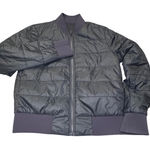 Lululemon ‎ Black Quilted Bomber Jacket Lightweight Athletic Womens Size 6 Photo 0