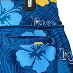 Loudmouth NWTS Tampa Bay Rays Hibiscus MLB Golf Mini Skort Skirt size large Blue Photo 3