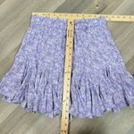 Aeropostale  Y2K‎ Floral Tie Waist Flippy Mini Skirt Purple Small Photo 11