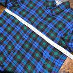 Carlisle Vintage Silk Plaid Blouse with shoulder pads Photo 5