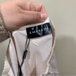 NWT Emprada Women's Long Satin Skirt Elastic Waist Champagne Silk A Photo 5