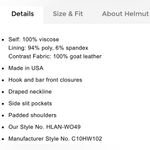 Helmut Lang Perma Jacquard Sleeve Combo Jacket in Dusty Sapphire Photo 13