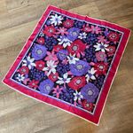 Floral Bandanna / Scarf Purple Photo 0