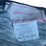 Love...Ady Women's L Gray Black Floral Casual Mini Skater Dress Feminine Photo 3