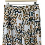 Free People  Women Linen Blend Printed Wide Leg Pants Ivory size S Photo 6
