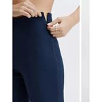 Fabletics  24/7 Kick Flare Pant Women's‎ Navy Blue Side Zip High Rise Size Medium Photo 8