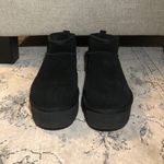 UGG  Classic Mini Platform Boots In Black Photo 6