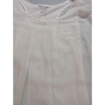 Design History  2 layer top blouse w/knit tank sz Large Photo 2