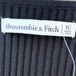 Abercrombie & Fitch Black Knit Ribbed Long Sleeve Mini Dress Photo 7