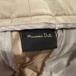 Massimo Dutti  BEIGE TAN WIDE LEG PANTS 4 Photo 3