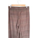 Wilfred  x Aritzia - The Effortless Pant Plaid Trouser Brown Taupe Sz 2 Photo 4