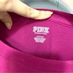 PINK - Victoria's Secret  Pink Magenta No Bad Vibes Graphic Crewneck Preppy Top M Photo 3