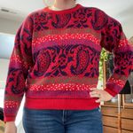 Karen Scott Vintage paisley II Print Sweater Photo 7