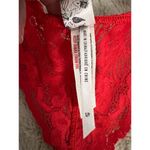 Free People  Women's Red Lace Racerback Bralette Size S Photo 3