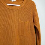 Madewell Thompson Picker pullover sweater rich autumn yellow size XS Photo 4