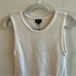 Bardot REVOLVE Sweater Miley Zip Top in Ivory Sleeveless Sz S NWT Photo 3