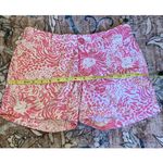 Lilly Pulitzer Lion Animal Print Hot Pink The Callahan Shorts Size 000 Photo 2
