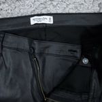 Abercrombie & Fitch Abercrombie 22 Long 36 Super Skinny Ankle Jeans High Rise Coated Black Photo 5