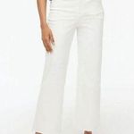 J.Crew Factory Wide Leg Crop Jeans Seashell White Size 28 NWT Photo 0