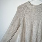 Cotton Emporium Cream Knit Pullover Sweater Photo 2