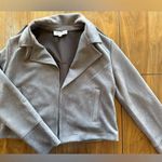 Philosophy Faux Suede Open Moto Jacket Photo 0
