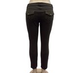 One 5 One  Brown Rhinestone Embellished 5 Pocket Low Rise Stretch Pants Womens 10 Photo 8