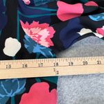 Kate Spade Shirt Dress Womens XS Black Polyester Whimsical Viney Floral Belt Photo 15