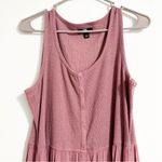 Frye  Button Front Whimsical Flowy Sleeveless Casual Maxi Dress Photo 1