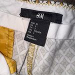 H&M  Yellow Diamond Print Cropped Capri Trousers / Pants Photo 11