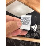 Lauren Michelle XL Black Lace Open Front Cardigan White Embroidery Photo 5