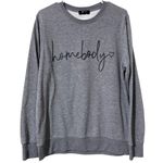 Modern Canvas women’s medium Homebody grey pullover sweater casual travel comfy Gray Photo 0
