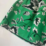 Diane Von Furstenberg NEW  Claire Skirt in Simple Toile Garden Green Black Size 6 Photo 3