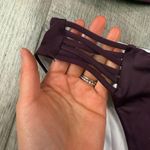 PINK - Victoria's Secret VS Maroon/Silver Bikini Set Photo 3