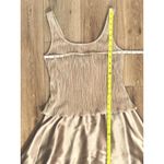 Cachet Formal Dress Pleated Top Satin Skirt Sz 10 Gold No Blazer Photo 3