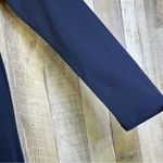 Slig Navy Blue Medium Scoopneck Faux Button Front Pullover Dress Photo 7