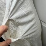 Maeve Anthropologie Dress XS White Textured Button Down Midi Shirt Dress Photo 2