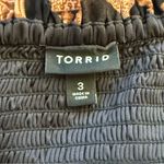 Torrid Babydoll Chiffon Smocked Cami Roaming Leopards Black Peplum Animal Edgy 3 Photo 8