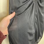 Black Y2K Dress Beaded Short 90s Friends Holiday Event Whimsigoth Goth Vampy 6p Photo 4