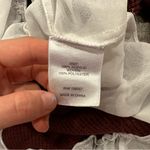 a.n.a  Red Woven Double Layered Sweater Medium M Photo 5