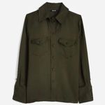 Madewell Linen blend denim shirt Size 4 Photo 0