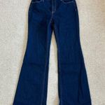 Old Navy  dark blue high rise wow flare jeans in size 2 petite Photo 0