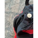 Lululemon Run: Back On Track Orange Dark Navy Blue Athletic Tank Top Size 4 Photo 2