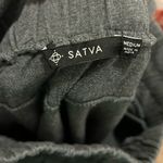 Satva  Mala Cotton Jogger in Steel Grey with Tapered Zipped Cuffs - size M Photo 3