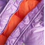 Peak Performance Clara Puffer Coat high collar pockets Size XS Purple Photo 3