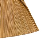 Kirious Copper Pleated Mini Dress Sleeveless Empire Waist Stretch Party Sz Small Gold Photo 8