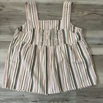 Old Navy Size Medium, Wide Strap tank, with Functional Buttons and Stretch back, pit to pit is 18, length is 24 Photo 1