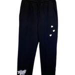 The Local Love Club "Everyone's Invited" Slouchy Jogger Sweatpants Unisex Black Size M Photo 0