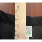 Quacker Factory  Medium Rhinestone Rose Embroidered Black Velvet Shacket Top‎ VTG Photo 6